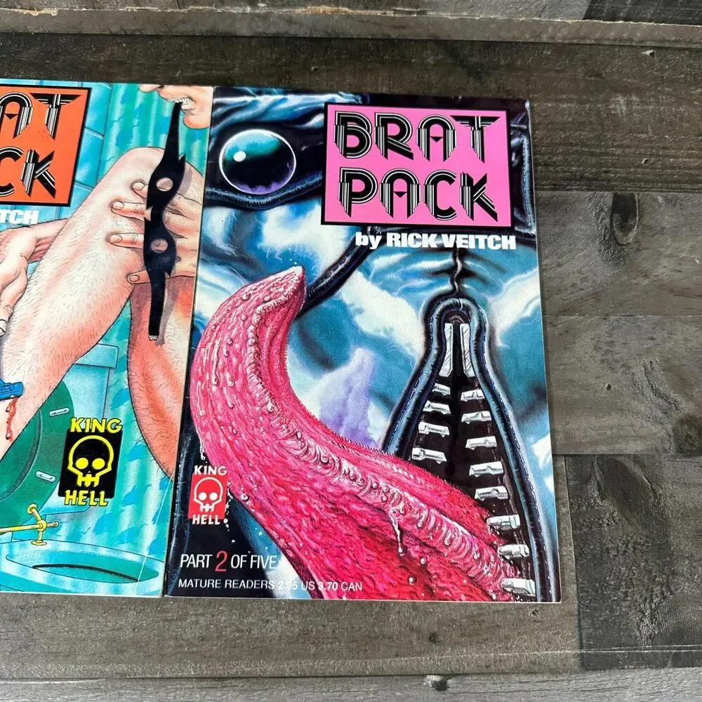 Bratpack #1 and #2 King Hell | Rick Veitch Brat Pack (August 1990).‎